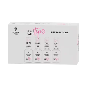 Victoria VYNN Soft Gel Tips Preparation Kit (4 Pieces Set)