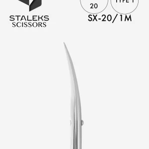 Staleks Exclusive 20 Professional Cuticle Scissors (Magnolia Design)