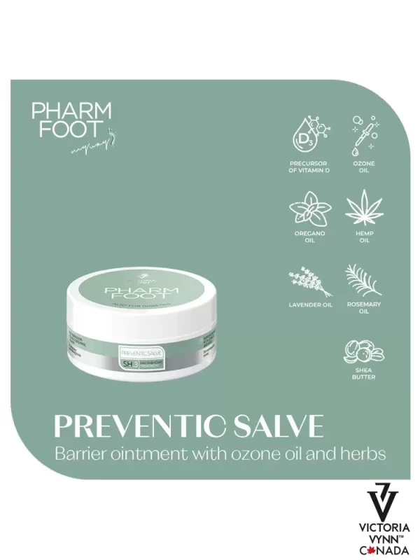 Pharm Foot PREVENTIC SALVE 75ml (Ozone Oil & Herbs Line) - Image 5