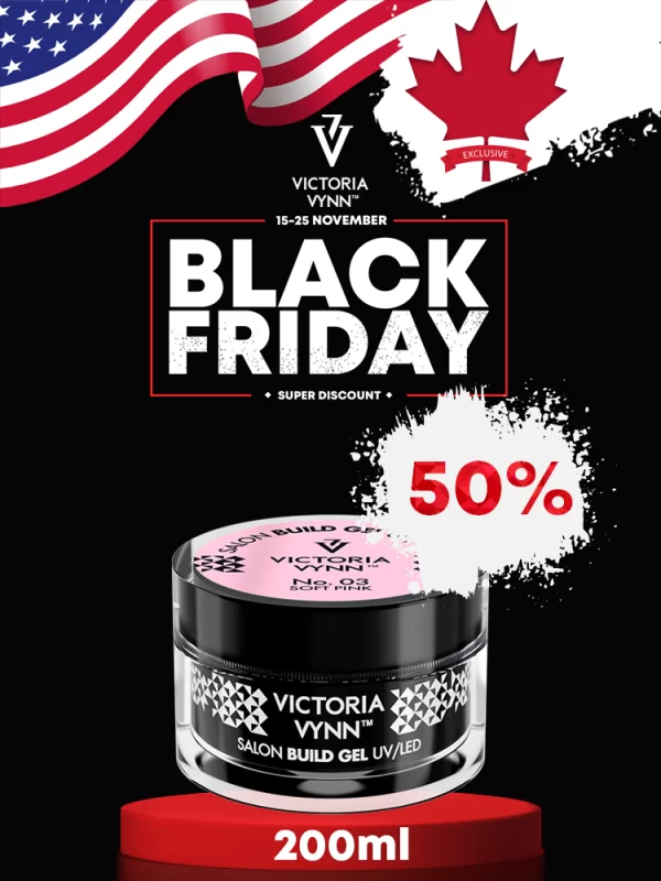 Victoria VYNN Black Friday Offer 2024 - 1 x Salon Build Gel 200ml -50%