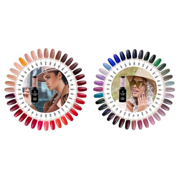 Victoria VYNN Autumn Gel Polish Collection Color Charts 2 Pieces