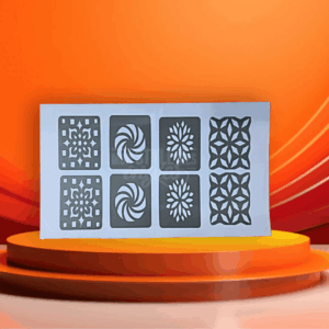 MSMO Stencil Mosaïque pour Airbrush & Nail Art – MSMO | Pochoir Ongles Réutilisable