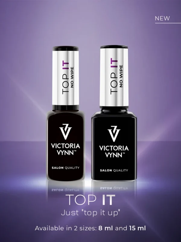 Victoria VYNN Salon Gel Polish Top Coat "Top It" No Wipe - Image 2