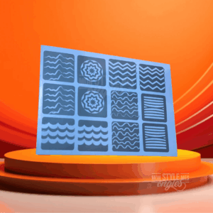 MSMO Stencil Airbrush Wavy Pop – Vagues & Ondulations