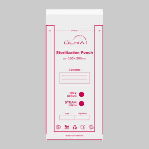 ÜLKA Sterilization pouches with indicator 100mmx200mm (100 pcs)
