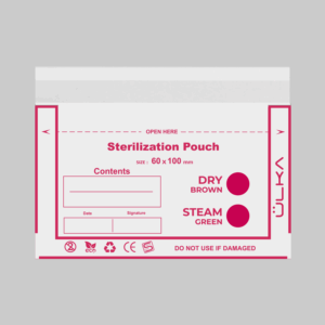 ÜLKA Sterilization pouches with indicator 100mmx60mm (100 pcs)