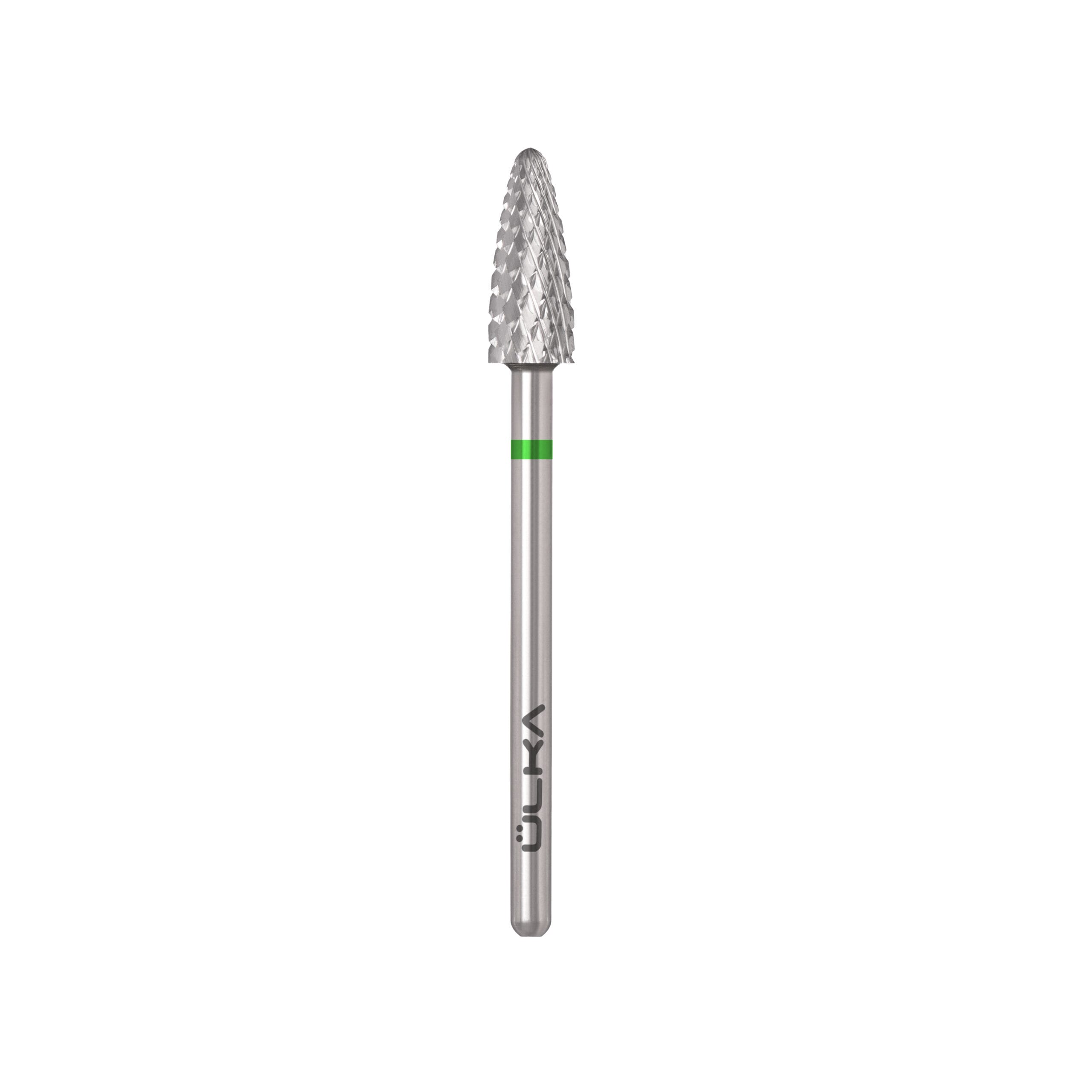 ÜLKA Carbide nail drill bit corn green head diameter 5.0 mm / working part 13 mm (C513-C)