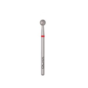 ÜLKA Diamond nail drill bit ball red head diameter 4 mm (B040-F)