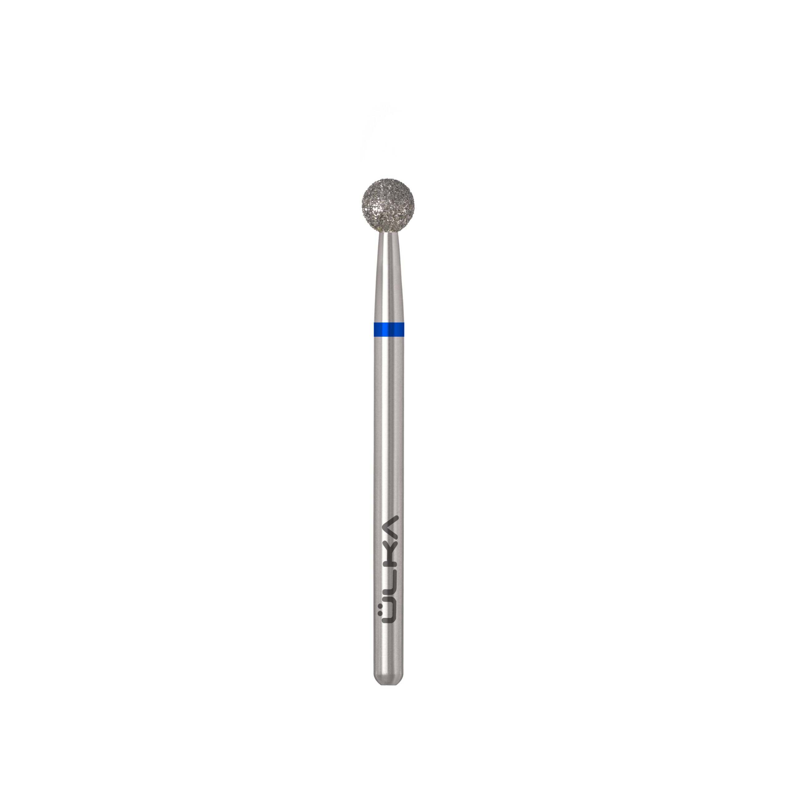 ÜLKA Diamond nail drill bit ball blue head diameter 4 mm (B040-M)