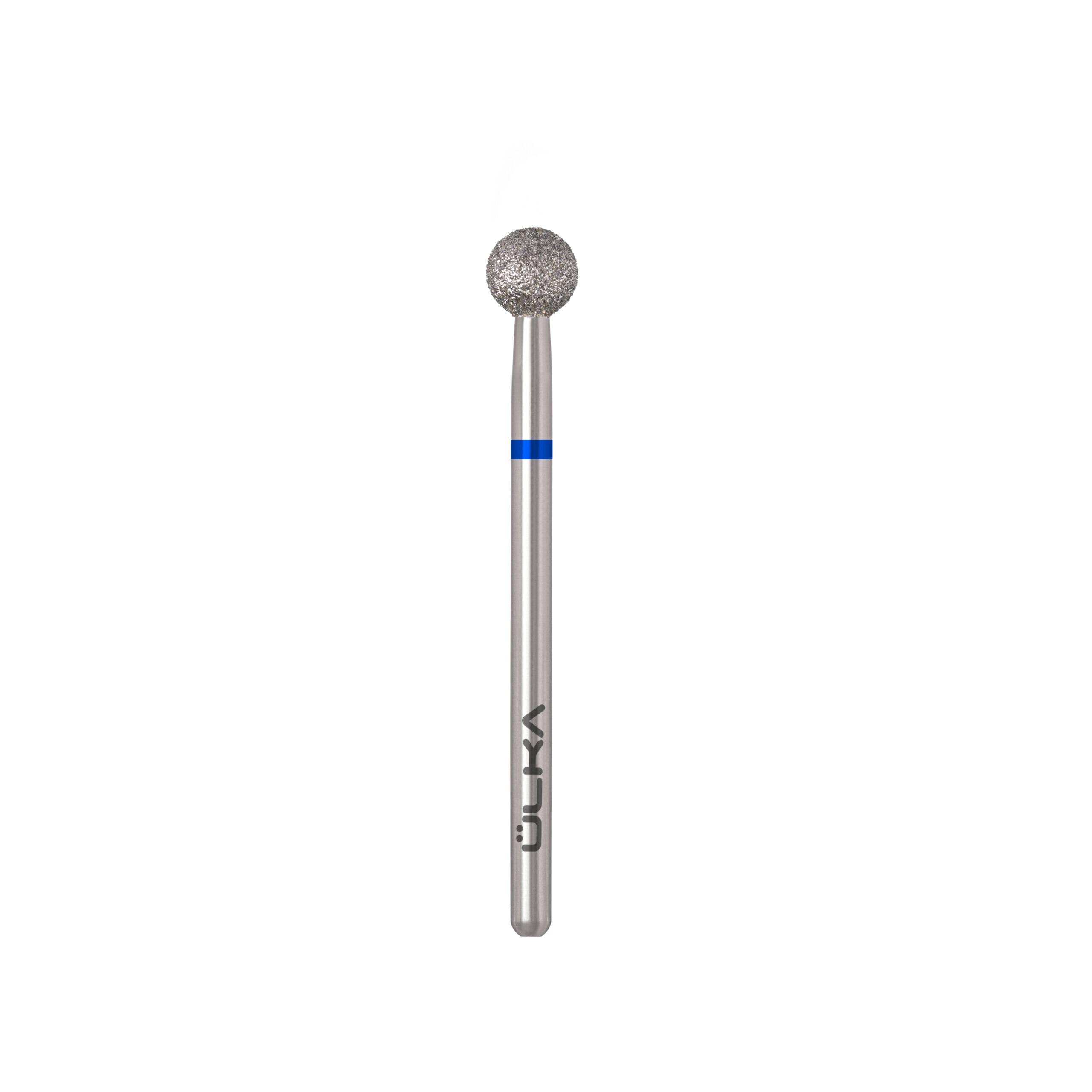 ÜLKA Diamond nail drill bit ball blue head diameter 5 mm (B050-M)