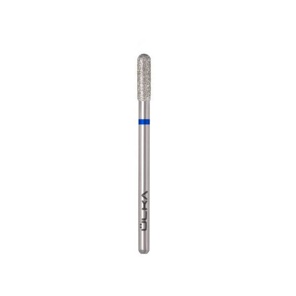 ÜLKA Diamond nail drill bit rounded cylinder blue head diameter 3 mm / working part 10 mm (C310-M)