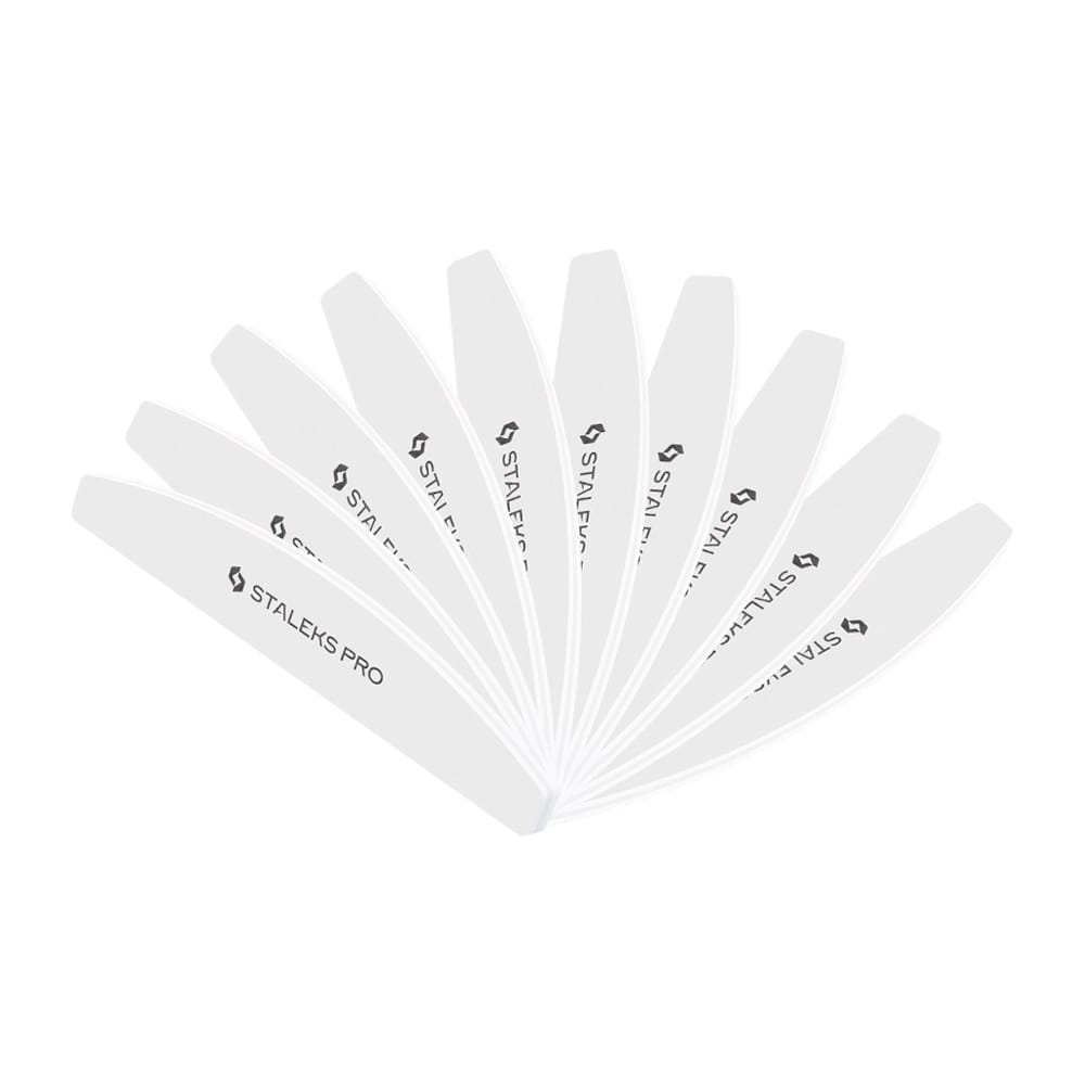 Staleks PRO Grinding buff crescent EXPERT 41 100/180 grit (10 pcs)