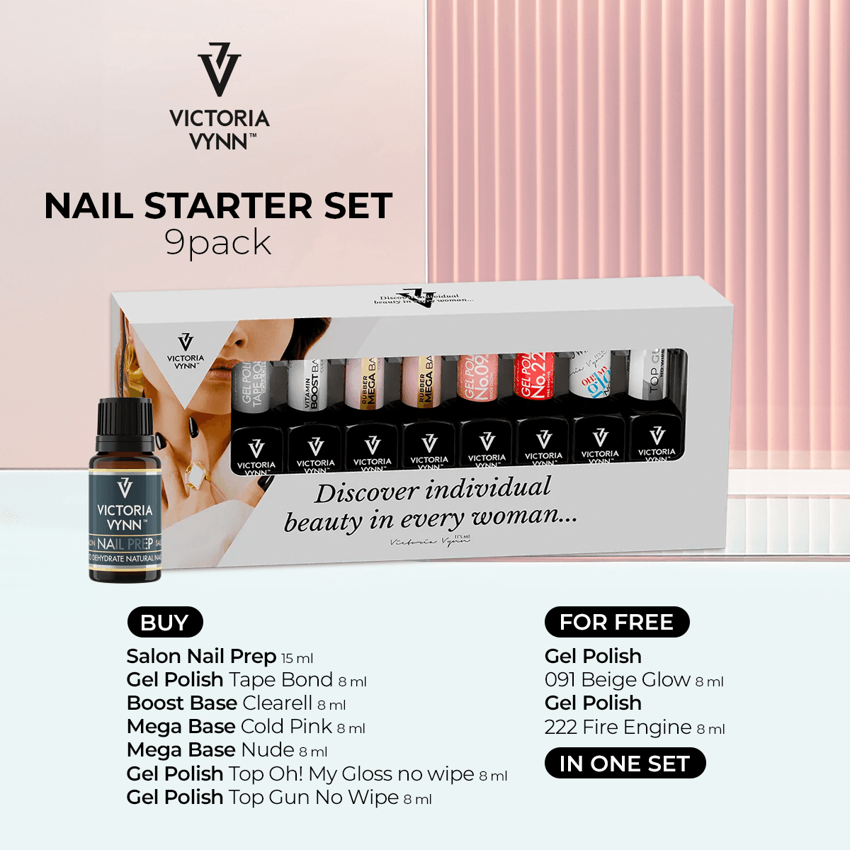 Victoria VYNN 9 Pack Starter Kit 2026